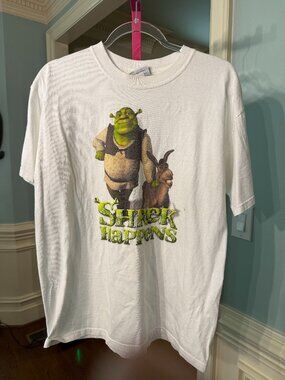 Shrek Happens L 2003 Vintage Universal Studios Dreamworks Promo T Shirt